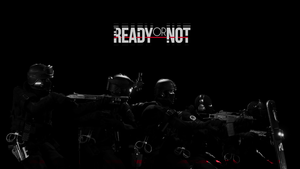 Ready or Not, Video Game, Black background, SWAT, 4K wallpaper