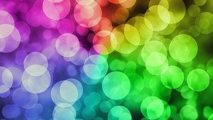 Bokeh, Colorful, Lights, Rainbow, 4K wallpaper