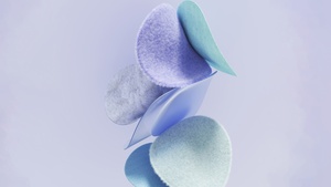 Xiaomi, Abstract background, Stock, Lavender background, 4K wallpaper
