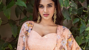 Nidhhi Agerwal, Indian actress, Telugu Actress, 4K wallpaper