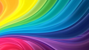 Rainbow colors, Colorful, Multicolor, Waves, Aesthetic, 4K wallpaper