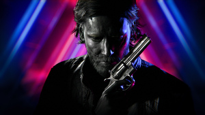 Alan Wake 2, Dark aesthetic, Neon background, 4K wallpaper