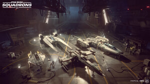 Star Wars: Squadrons, Hanger, PC Games, PlayStation 4, Xbox One, 2020 Games, 4K wallpaper