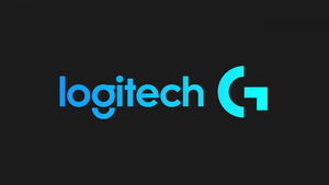 Logitech, Dark background, Logo, 4K wallpaper