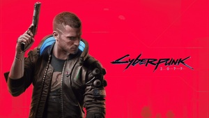 Cyberpunk 2077, Red background, Character V, Xbox Series X, Xbox One, PlayStation 4, Google Stadia, PC Games, 2020 Games, 4K wallpaper