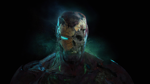 Iron Man, Zombie, Spider-Man: Far From Home, 4K wallpaper