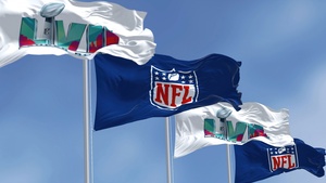 NFL, Super Bowl, Flag, 4K wallpaper
