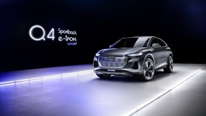 Audi Q4 Sportback e-tron, Electric SUV, Concept cars, 2020, 4K wallpaper