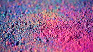 Chalk dust, Colorful, Bokeh, Macro, 4K wallpaper