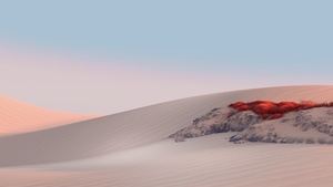Landscape, Desert, Sand Dunes, Clear sky, Microsoft Surface, Stock, 4K wallpaper