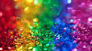 Glitter, Colorful, Multicolor, Bokeh, Assorted, 4K wallpaper