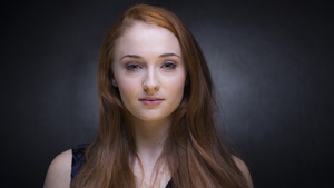 Sophie Turner, Portrait, Beautiful actress, 4K wallpaper