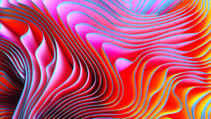 Twirls, Colorful, Spectrum, Pink abstract, 4K wallpaper