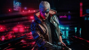 Cyberpunk 2077, Geralt of Rivia, The Witcher, 4K wallpaper