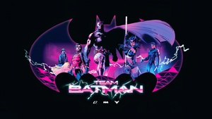 DC Comics, Neon art, DC Superheroes, AMOLED, Black background, The Riddler, Dick Grayson, DC Superheroes, 4K wallpaper
