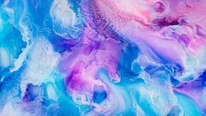 Aesthetic, Liquid art, Pearl ink, Colorful, Fluid, Backgrounds, 4K wallpaper