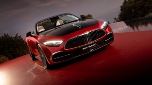 Mercedes-Maybach SL 680, 2024, Red cars, 4K wallpaper