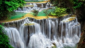 Tourist attraction, Rainforest, Spring, Thailand, 4K wallpaper