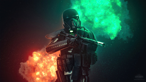 Stormtrooper, Star Wars, Neon, 4K wallpaper