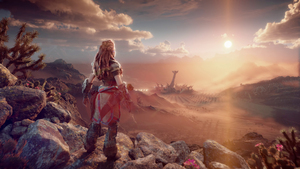 Horizon Forbidden West, Aesthetic, Aloy, PlayStation 5, 2020 Games, 4K wallpaper