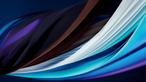 iPhone SE, iOS 14, Blue, Stock, 2020, 4K wallpaper