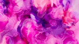 Pink, Liquid art, Pearl ink, Fluid, Backgrounds, 4K wallpaper