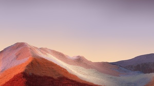 Microsoft Surface, Landscape, Grass field, Hills, Clear sky, Stock, 4K wallpaper