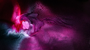 Liquid art, Patterns, Ink art, Macro, Pink, 4K wallpaper
