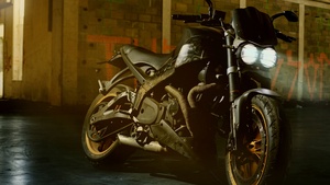 Motorcycle, Cafe racer, Devil, 4K wallpaper