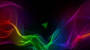 Waves, Razer, Colorful, Spectrum, Neon, 4K wallpaper
