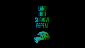 PUBG, Repeat, Black background, PUBG helmet, 4K wallpaper