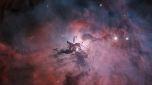 Interstellar cloud, Constellation, Astronomical, 4K wallpaper