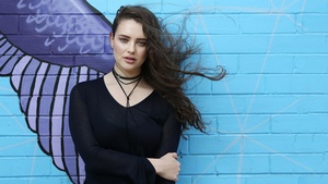 Katherine Langford, Beautiful actress, Portrait, 4K wallpaper