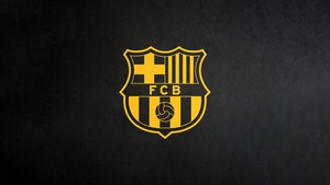 Dark background, FC Barcelona, 4K wallpaper