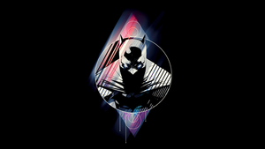 Batman, Artwork, AMOLED, Black background, DC Superheroes, 4K wallpaper