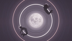 Couple, Moon, Rings, Mood, 4K wallpaper