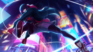 Miles Morales, Spider-Man: Into the Spider-Verse, Spider-Man, Spiderman, 4K wallpaper