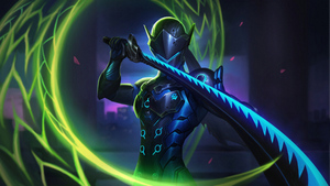 Genji, Katana, Overwatch, 4K wallpaper