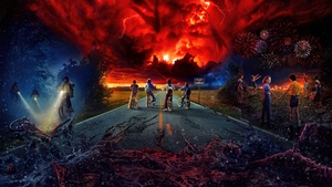 Stranger Things, Poster, Netflix series, Key Art, 4K wallpaper