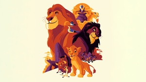 The Lion King, Illustration, 4K wallpaper