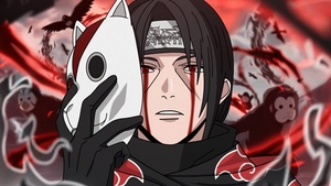 Itachi Uchiha, Mask, Naruto, 4K wallpaper