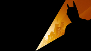 Batman, Silhouette, DC Comics, DC Superheroes, 4K wallpaper