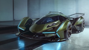 Lamborghini Lambo V12 Vision GT, Concept cars, Hypercar, 4K wallpaper