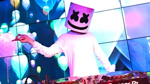 Marshmello, Live concert, American DJ, 4K wallpaper