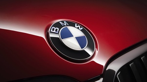 BMW logo, BMW 7 Series, 4K wallpaper