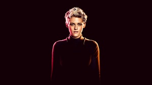 Kristen Stewart, Charlies Angels, Black background, 4K wallpaper