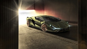 Lamborghini Sian, Hybrid sports car, 4K wallpaper