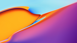 OnePlus TV, Stock, 2020, OnePlus 8 Pro, Colorful gradients, Purple, Yellow, 4K wallpaper