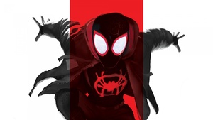 Miles Morales, Spider-Man, Artwork, Digital Art, Marvel Superheroes, White background, Spiderman, 4K wallpaper