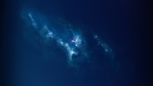 Milky Way, Nebula, Blue, Vivo NEX, Stock, 4K wallpaper